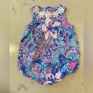 Lilly Pulitzer Baby Bubble Onesie